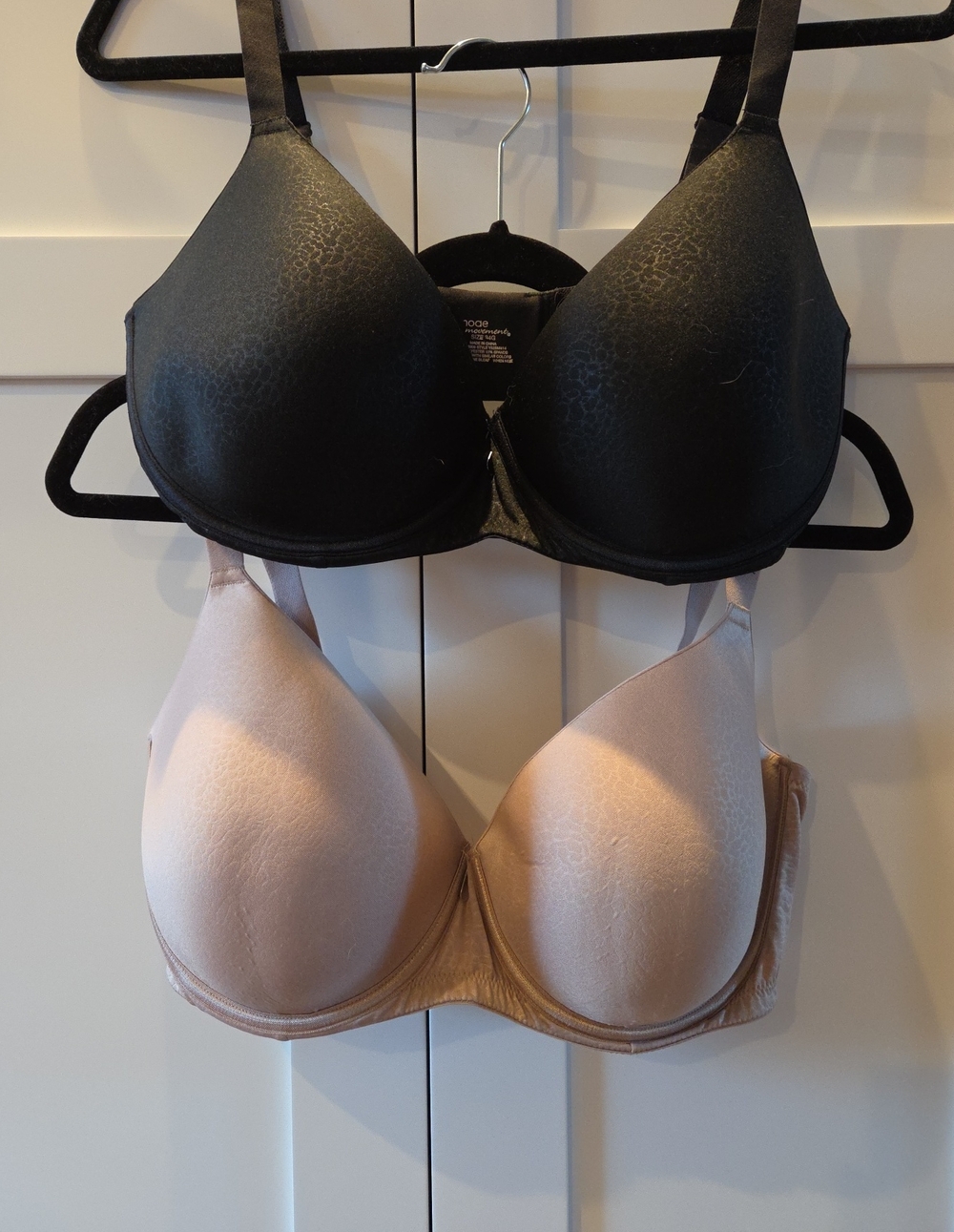 Modern Movement Smooth T-Shirt Bra - Black & Nude